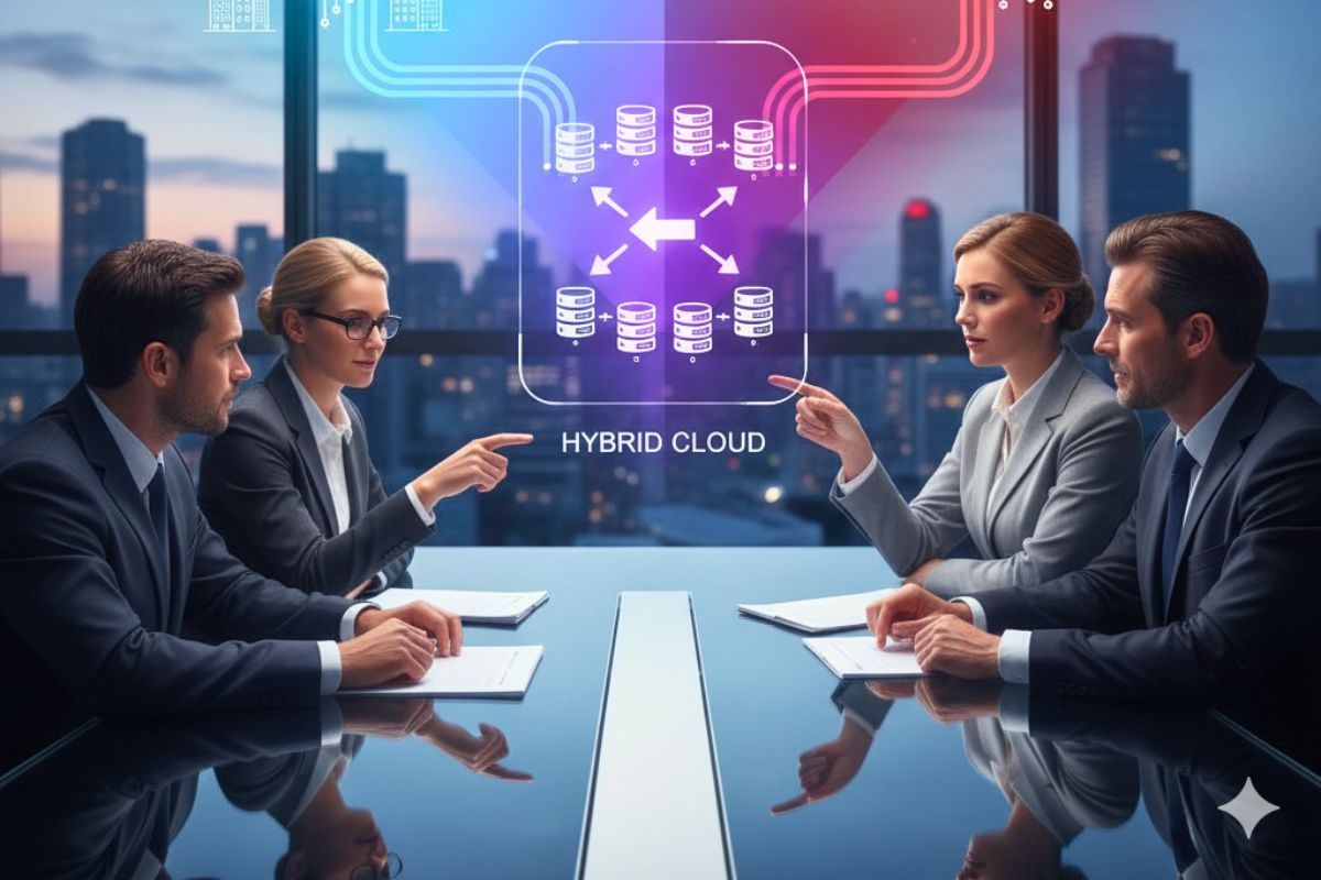 Modele chmury – chmura publiczna prywatna hybrydowa dla firm