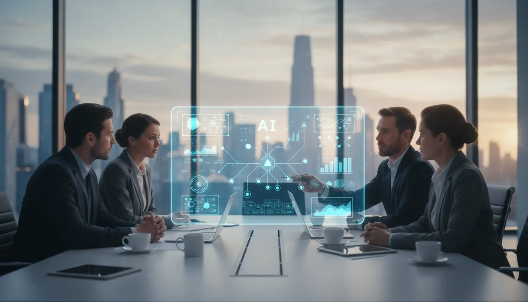 AI wspiera decyzje biznesowe sztuczna inteligencja analiza danych