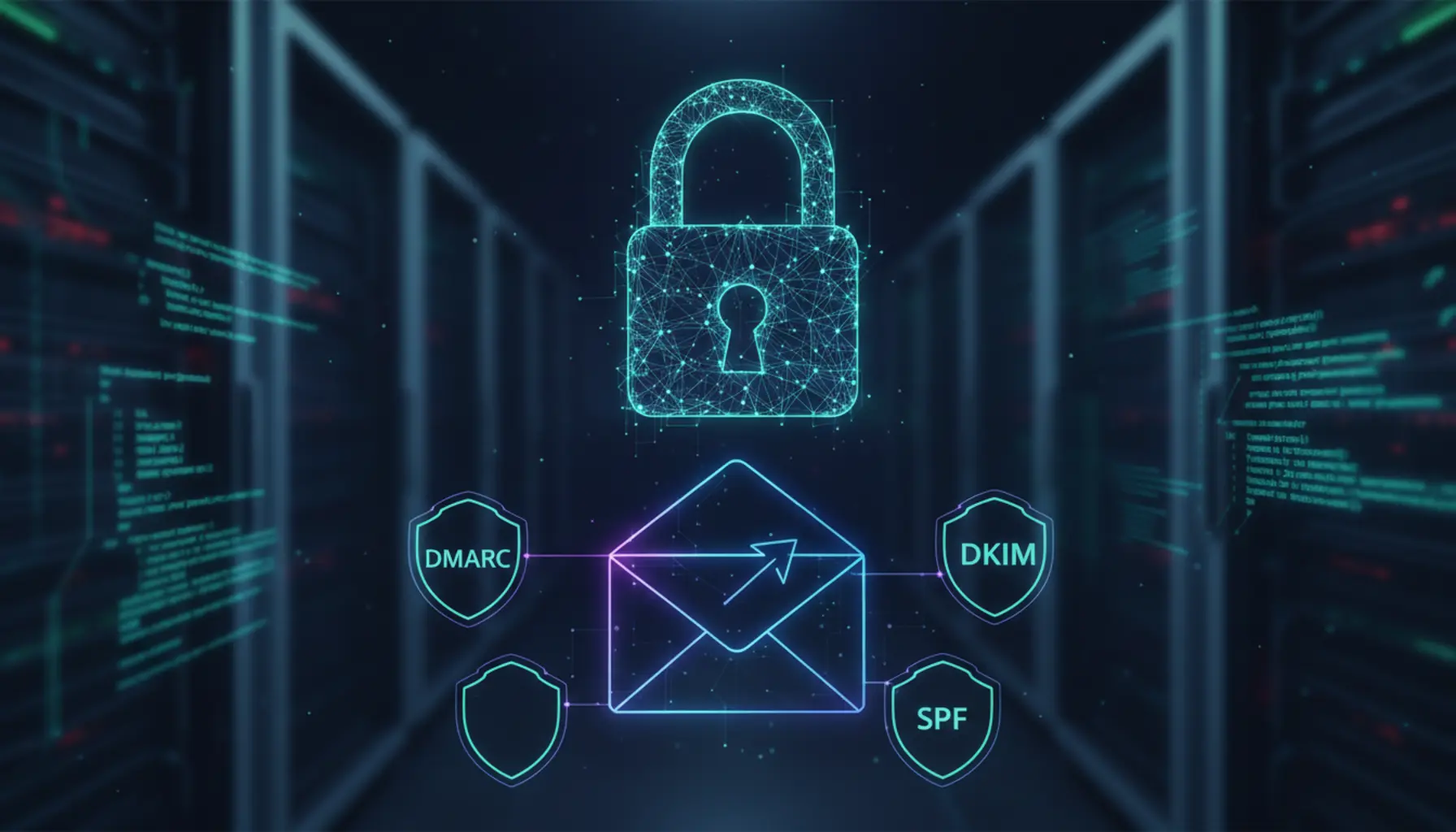 SPF DKIM DMARC ochrona antyspam przed atakami phishing poczta firmowa